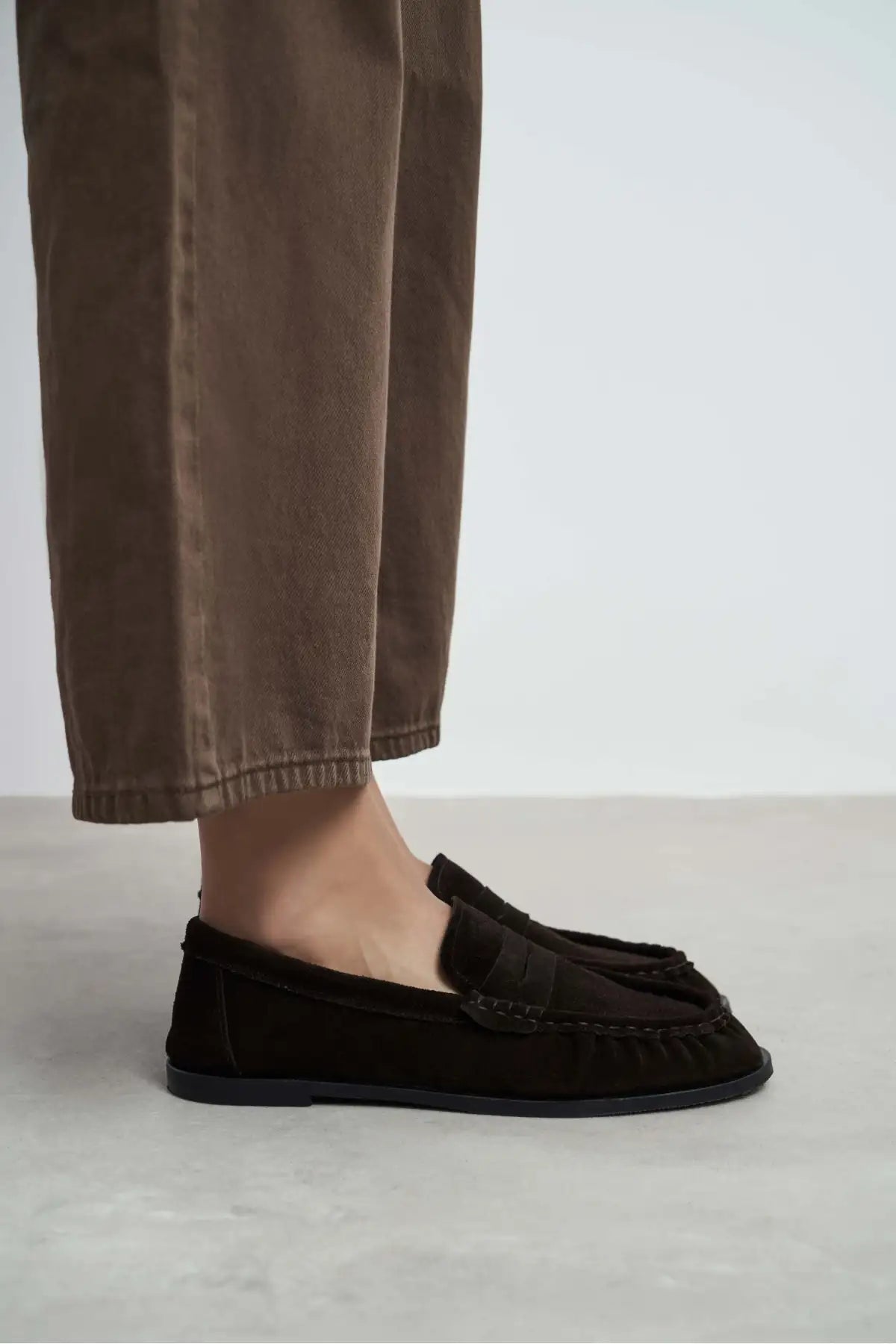 ELİSHA BROWN  FLAT-SOLE WOMEN'S LOAFER