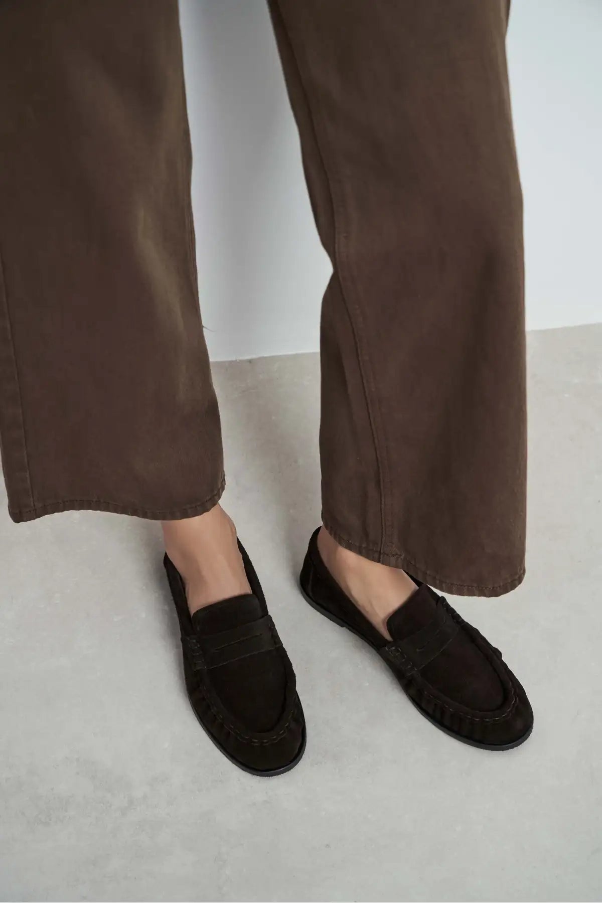 ELİSHA BROWN  FLAT-SOLE WOMEN'S LOAFER