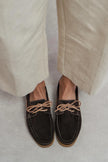 ASTRID Coffee Suede Genuine Leather Women’s Loafer Shoes