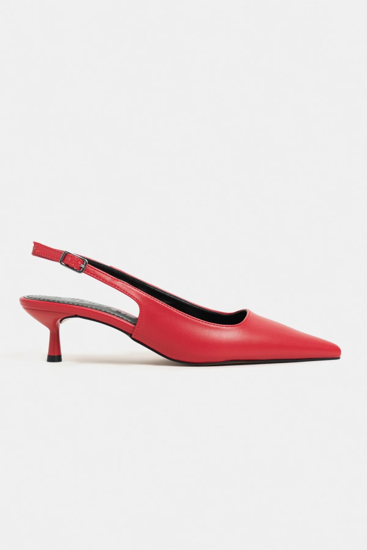 DIPSY Red Matte Buckle Detail Pointed Toe Women’s Heels | FOOTWEAR | Heels | Lebbse DIPSY Red Matte Buckle Detail Pointed Toe Women’s Heels | FOOTWEAR | Heels | Lebbse