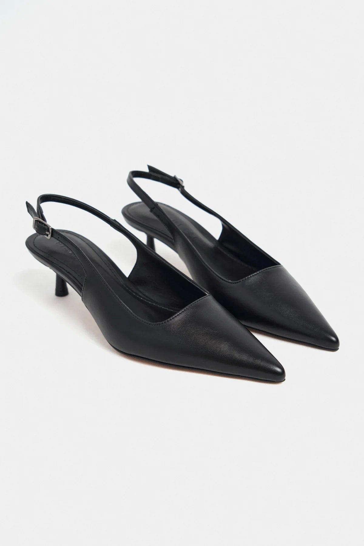 DIPSY Black Matte Buckle Detail Pointed Toe Women’s Heels | FOOTWEAR | Heels | Lebbse DIPSY Black Matte Buckle Detail Pointed Toe Women’s Heels | FOOTWEAR | Heels | Lebbse