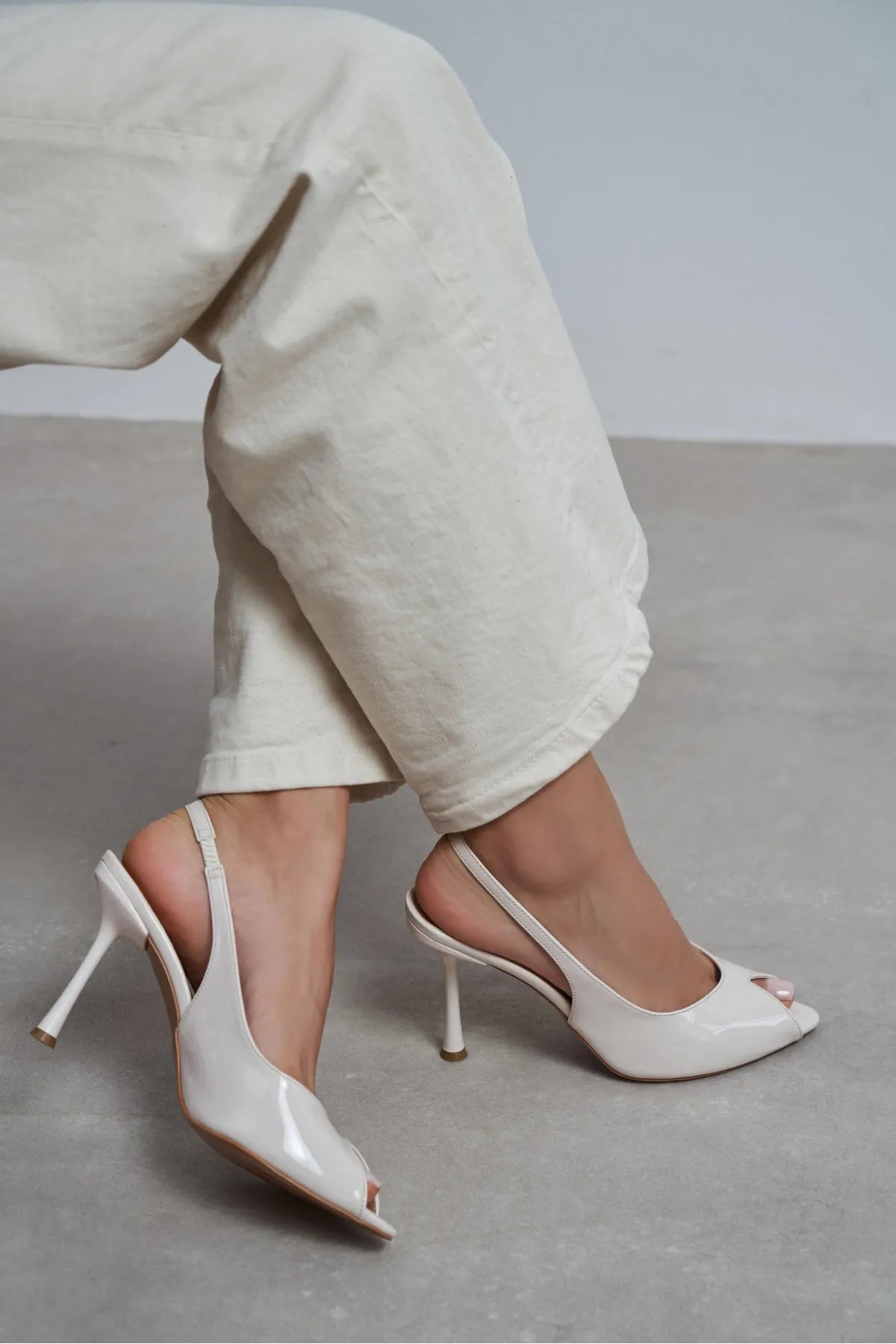 BETTY Beige Patent Open Toe Women’s Heels | FOOTWEAR | Heels | Lebbse BETTY Beige Patent Open Toe Women’s Heels | FOOTWEAR | Heels | Lebbse