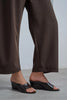 ALLISON Brown Rustic Wedge Heel Women’s Slipper's