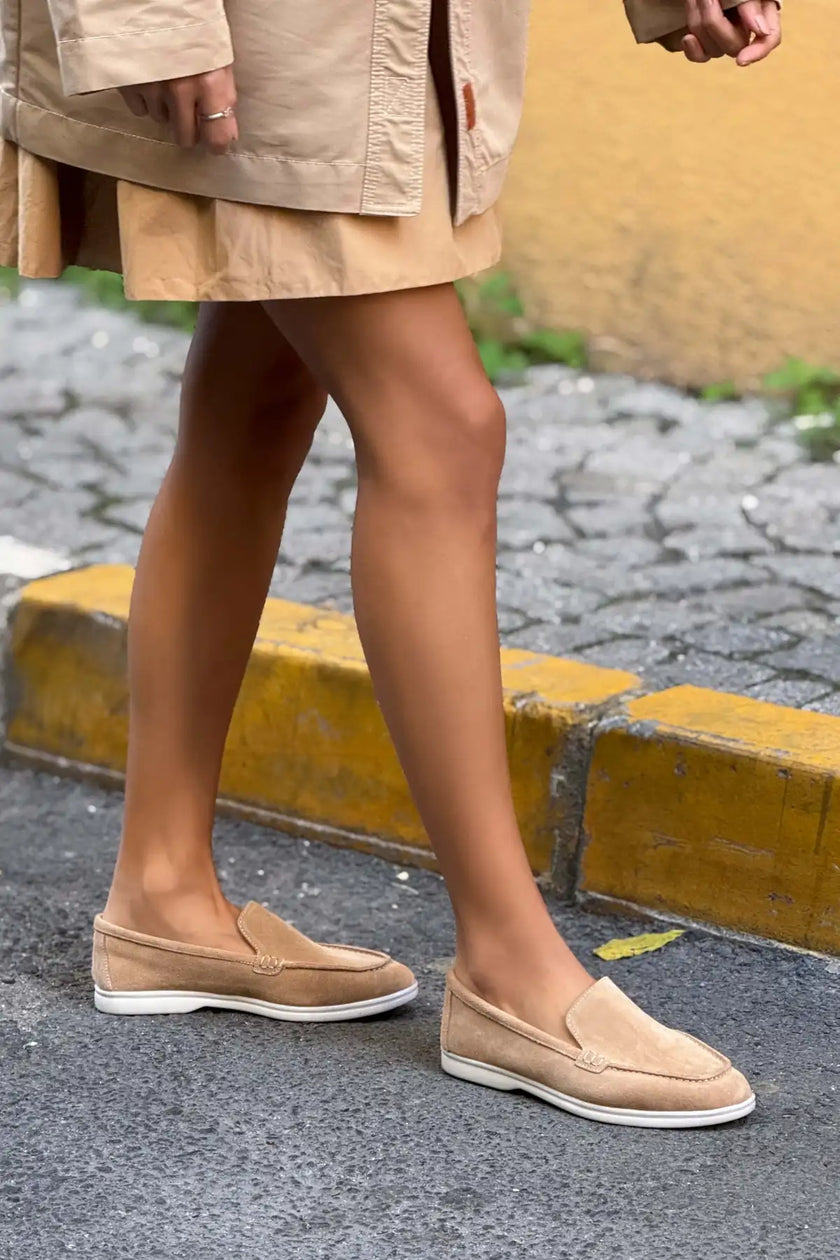 VAYNE NUDE FLAT-SOLE WOMEN'S BALLERINA