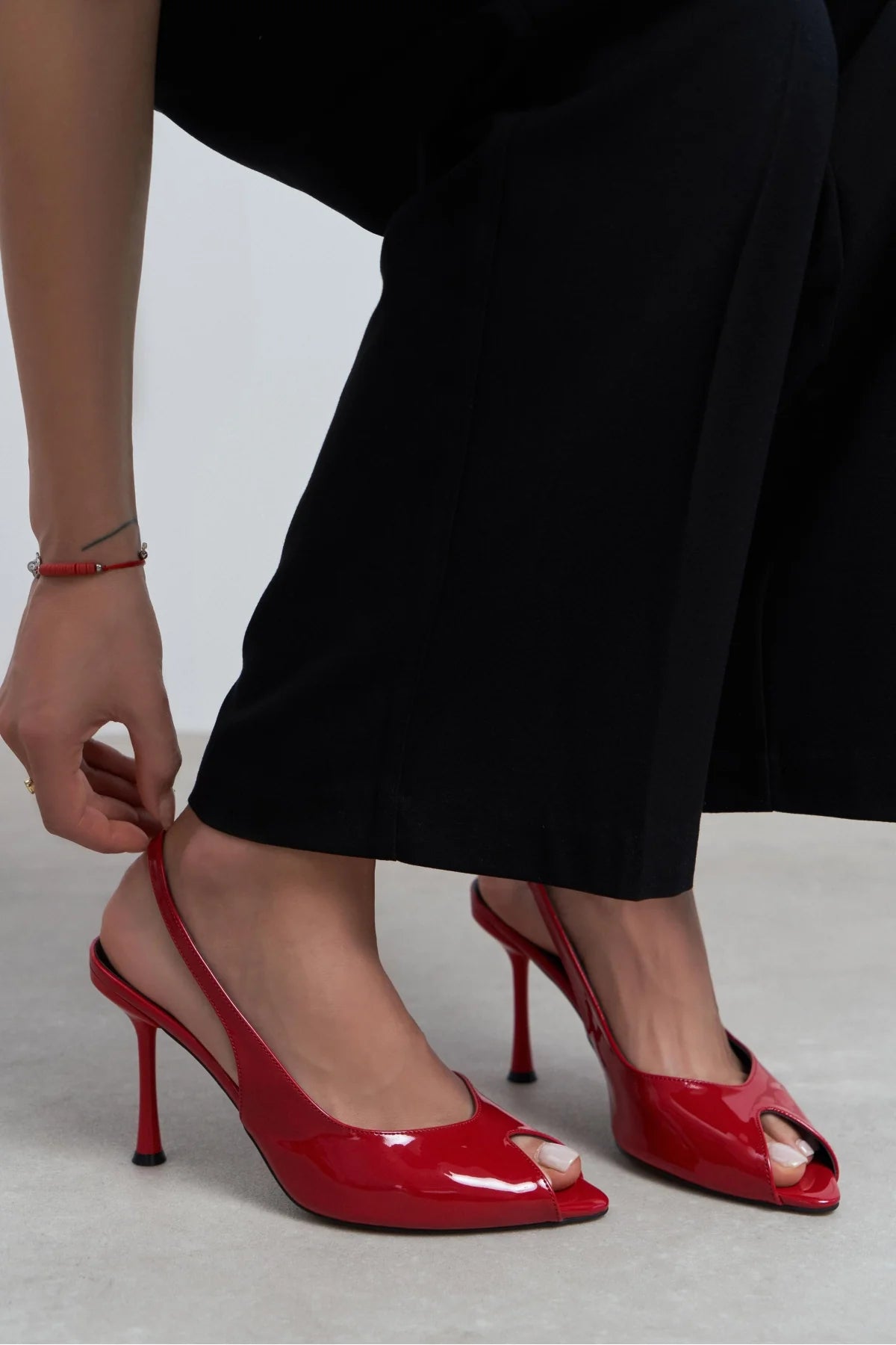 BETTY Red Patent Open Toe Women’s Heels | FOOTWEAR | Heels | Lebbse BETTY Red Patent Open Toe Women’s Heels | FOOTWEAR | Heels | Lebbse