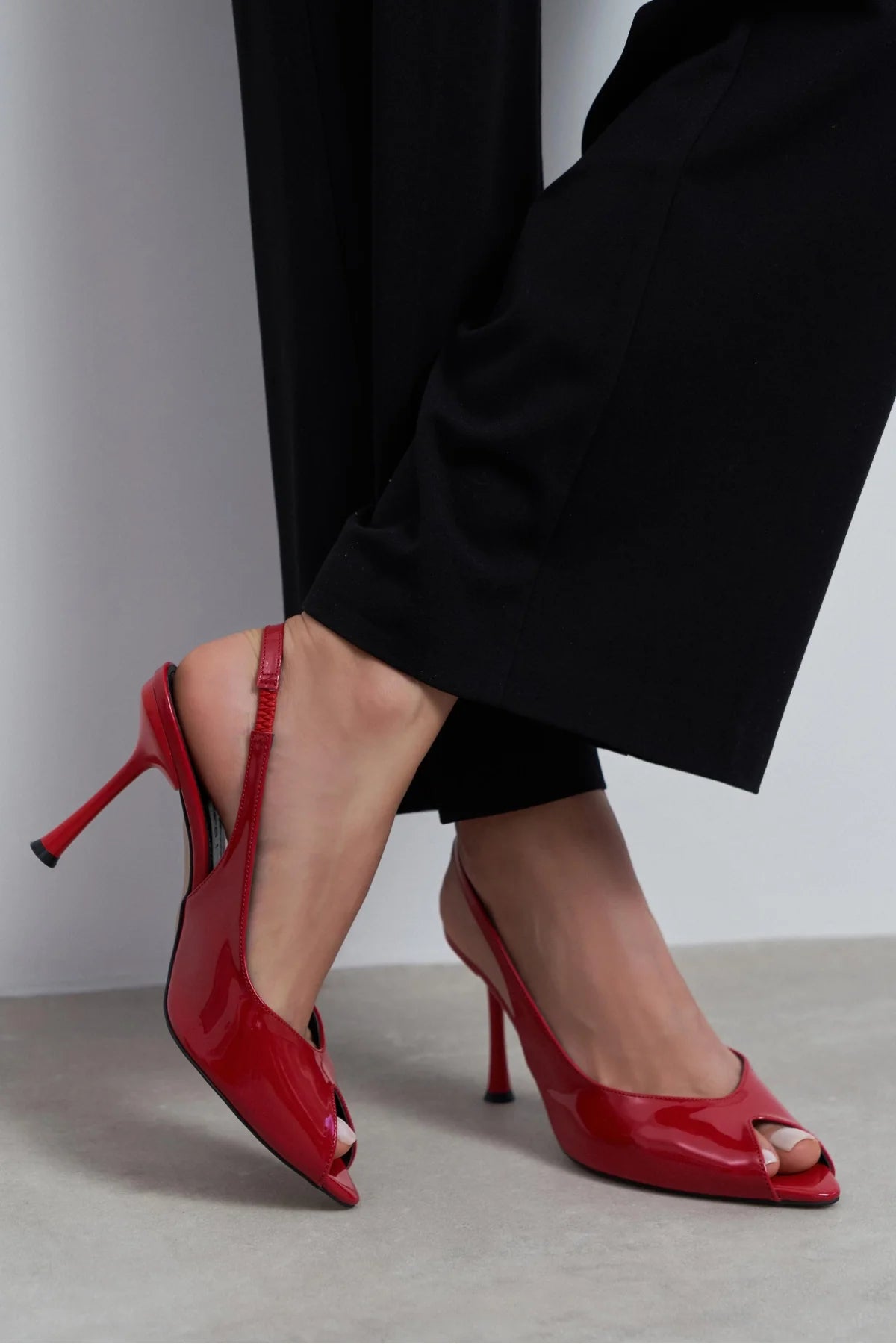 BETTY Red Patent Open Toe Women’s Heels | FOOTWEAR | Heels | Lebbse BETTY Red Patent Open Toe Women’s Heels | FOOTWEAR | Heels | Lebbse