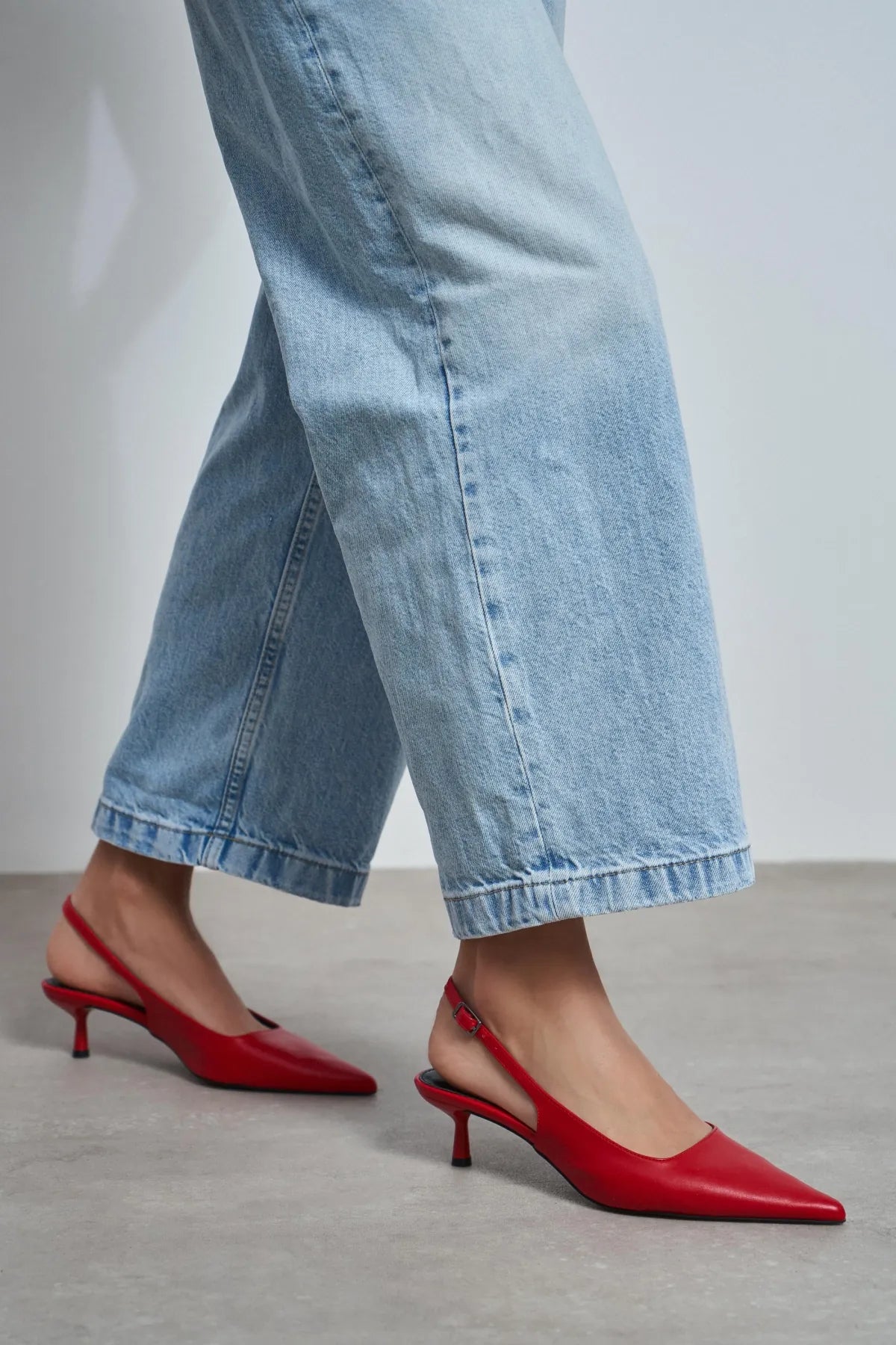 DIPSY Red Matte Buckle Detail Pointed Toe Women’s Heels | FOOTWEAR | Heels | Lebbse DIPSY Red Matte Buckle Detail Pointed Toe Women’s Heels | FOOTWEAR | Heels | Lebbse