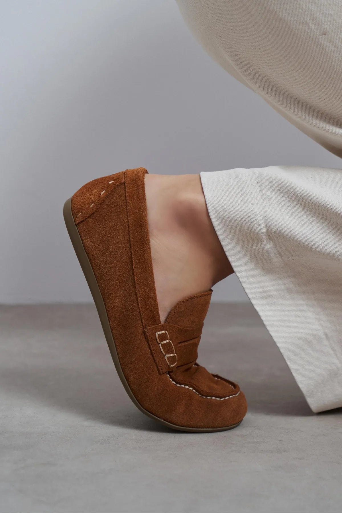 JERY Tan Suede Leather Women’s Loafer Shoes | FOOTWEAR | Loafers | Lebbse JERY Tan Suede Leather Women’s Loafer Shoes | FOOTWEAR | Loafers | Lebbse