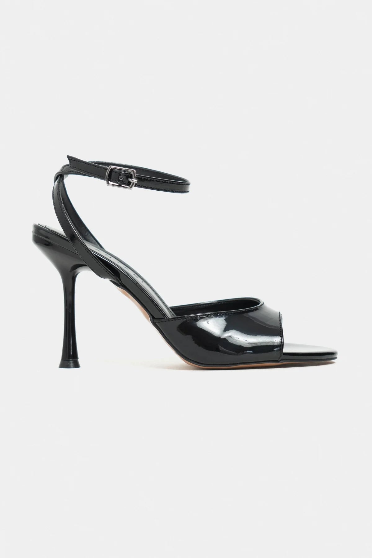 CHARMS Black Patent Ankle-Strap Detail Women’s Slim High-Heel Shoes | FOOTWEAR | Heels | Lebbse CHARMS Black Patent Ankle-Strap Detail Women’s Slim High-Heel Shoes | FOOTWEAR | Heels | Lebbse