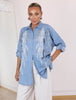 Tencel Sequin Embroidered Shirt