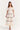 Square Neck Tassel Detailed Long Dress Natural
