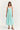 Color Detailed Strappy Long Dress Mint