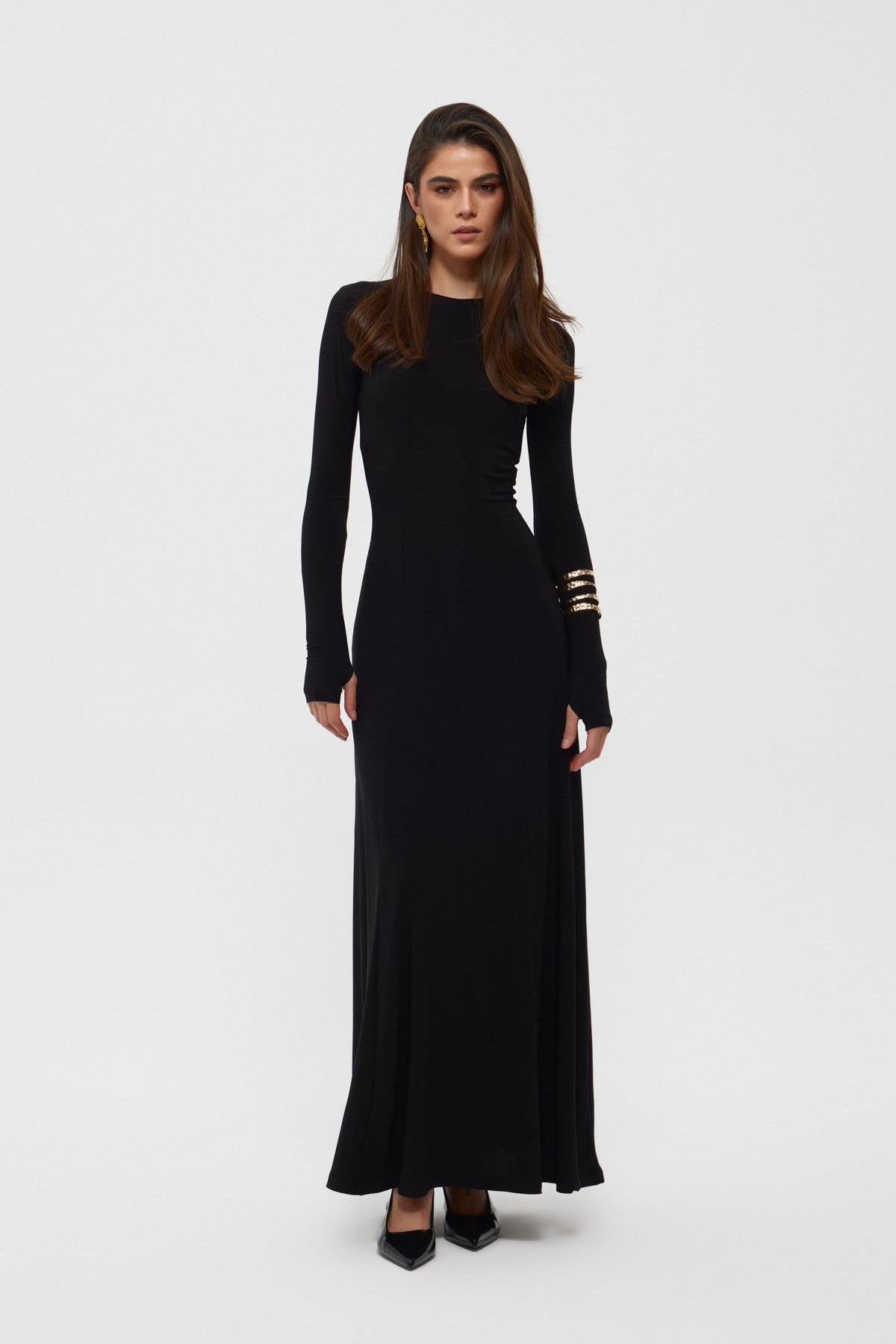 Black Long Sleeve Blaivs Spanish Dress