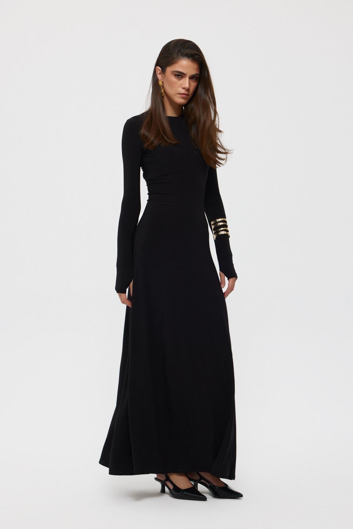 Black Long Sleeve Blaivs Spanish Dress