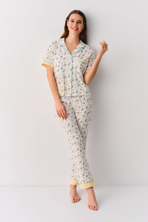 Cinzia Masculine Pajama Set