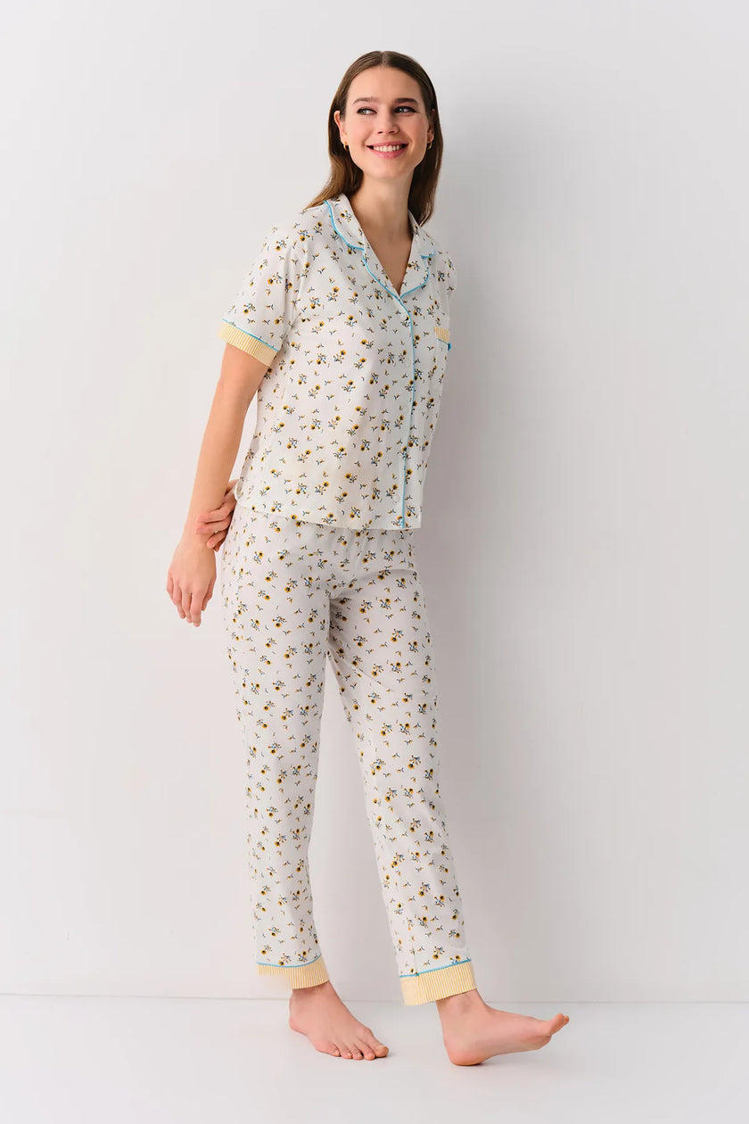 Cinzia Masculine Pajama Set