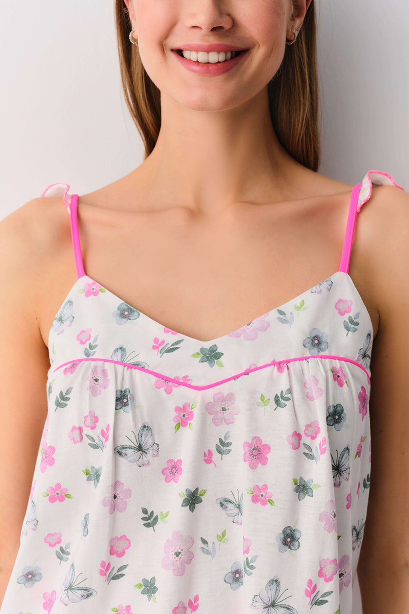 Patterned Flight Shorts Pajama Set