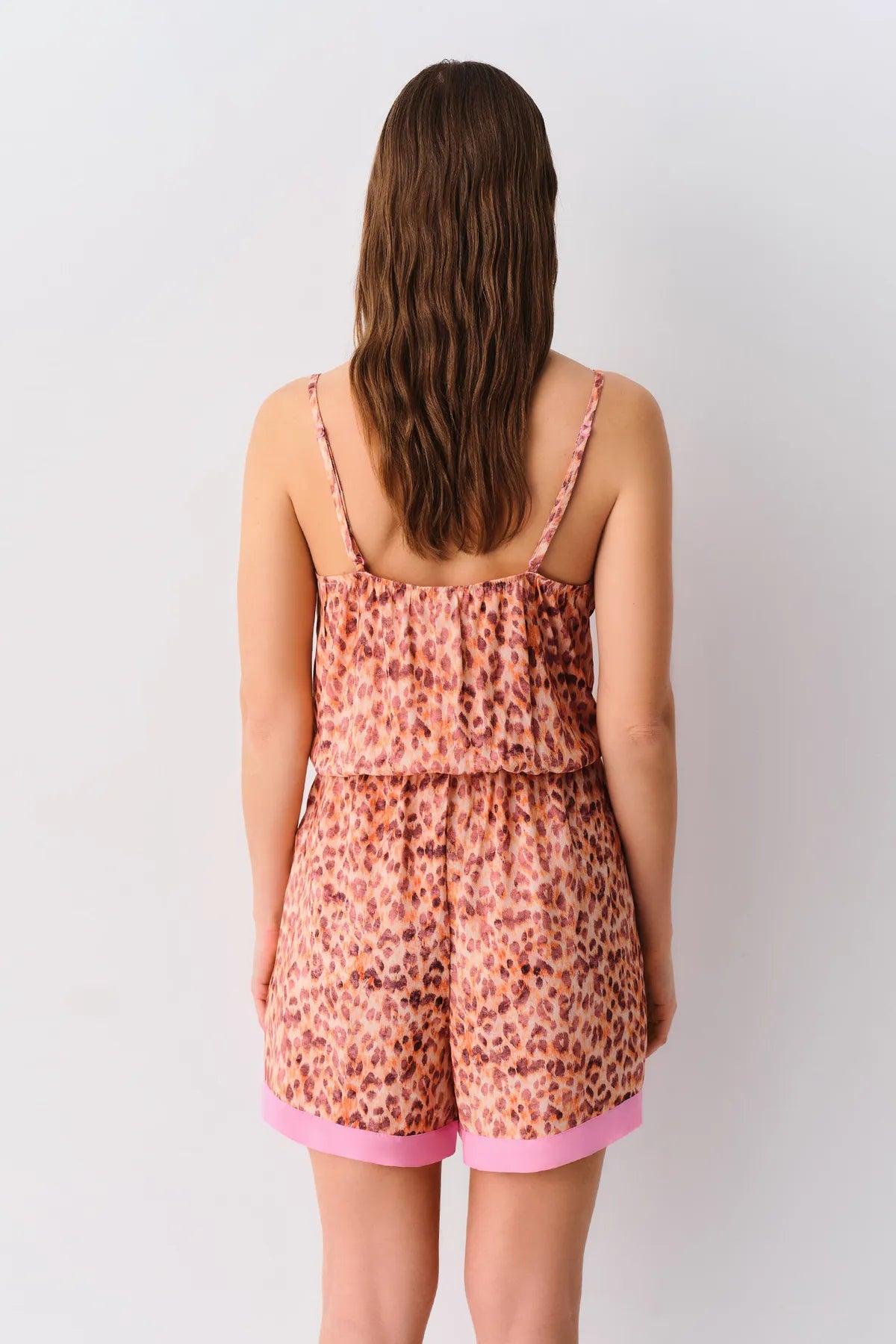 Leopard Shorts Jumpsuit | One-Pieces Leopard Shorts Jumpsuit | One-Pieces