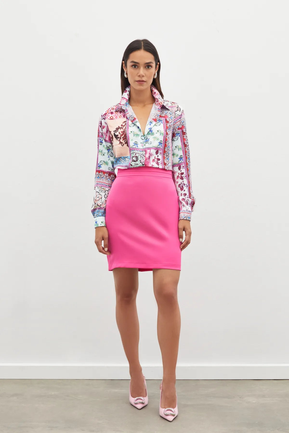 Classic Patterned Shirt - PINK