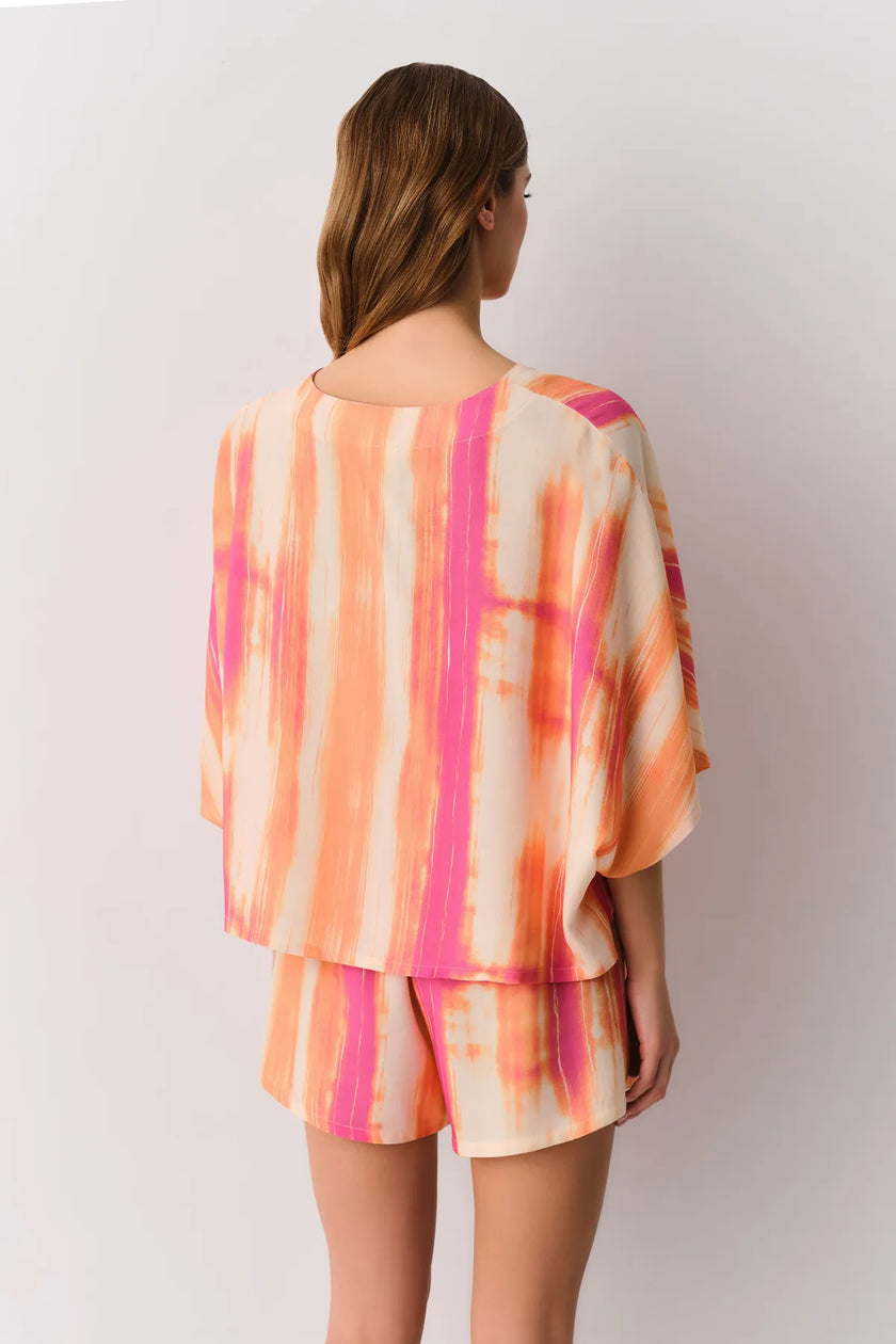 Cosmopolitan Masculine Shorts Pajama Set