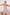 Pink-Multicolored Heart Ribbon/Bow Knitted Nightgown