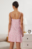 Pink-Multicolored Heart Ribbon/Bow Knitted Nightgown