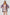 Lilac 2-Pack Floral Lace Detail Satin Woven Dressing Gown + Nightgown