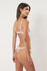 Pink Lace Polka Dot Rope Strapless Underwear Set