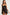Black Lace Snap Bodysuit and Tulle Detailed Knitted Babydoll