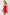 Red Snap and Tulle Detail Lace Knit Babydoll