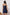 Navy Blue Lace Detailed Rope Strap Satin Woven Nightgown