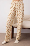 Teddy Bear Soft Winter Waffle Knit Pajama Set