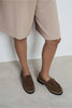 ALEVTİNA TABA SUEDE THICK-SOLED WOMEN'S LOAFER SHOES
