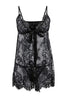 Black Lace Fantasy Nightdress / Babydoll