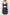 Navy Blue Cotton Lace Rope Strap Ribbed Knit Nightgown