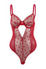 Red Tulle Heart Detail Non-Padded Body