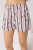 Teen Pink & Multicolor Cotton Dog Print Stretch Soft-Touch Knit Pajama Set