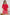 Red Gingham Lace Detailed Viscose Shorts Knitted Pajama Set