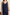 Navy Blue Lace Detailed Knitted Pajama Set