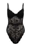 Black Lace Non-Padded Fitted Body