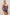Blue Strapless Sun Accessory Premium Cut Out/Windowed Regular Swimsuit