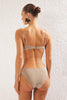 Mink Strapless Accessory Glittery Regular Core Bikini Set