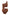 Brown One Shoulder Accessorized Brazilian Swimsuit