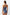 Blue Belted One Shoulder Premium Shell Accessory Regular Core Swimsuit