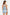Blue Lace Rope Strap Satin Shorts Woven Pajama Set