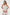White Embroidered Lace Gartered Rope Suspender Low-Cut Knitted Bodysuit