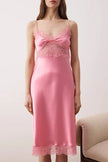 Pink Satin Weave Nightgown
