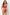 Red Lace Piping Detailed Rope Strapless Knitted Underwear Set