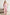 Pink Lace and Ribbon/Bow Detailed Rope Suspender Knitted Pajama Set