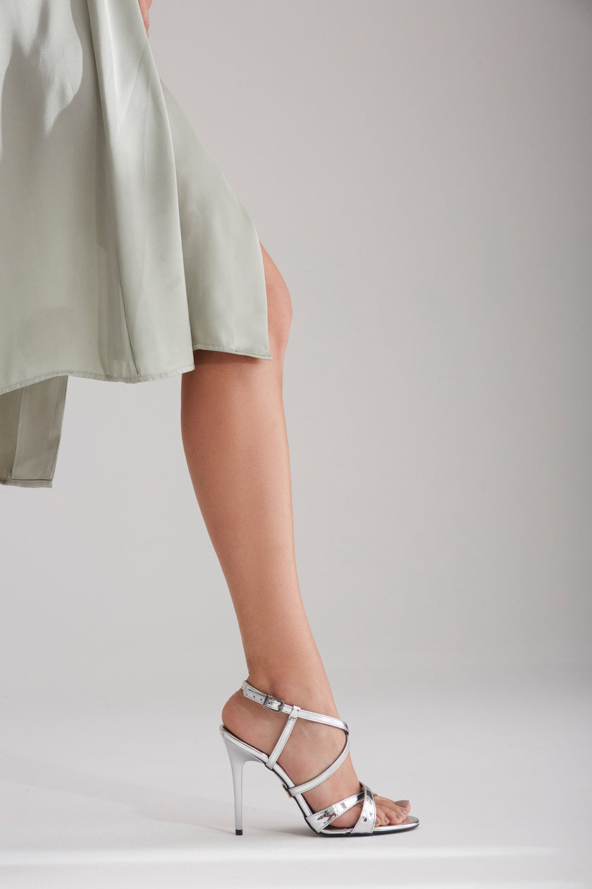 Shango Silver Heel Shoes